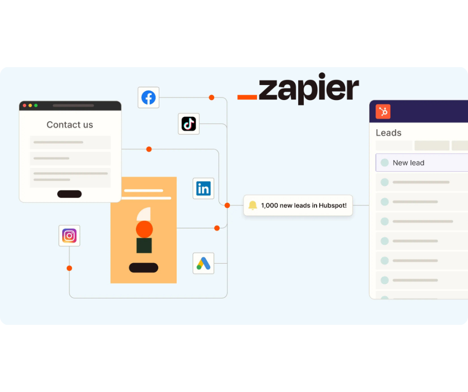 Zapier dashboard